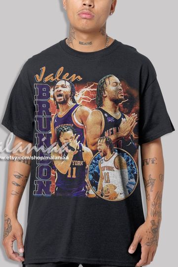 Discover Jalen Brunson T Shirt, Basketball shirt, Classic 90s Graphic Tee