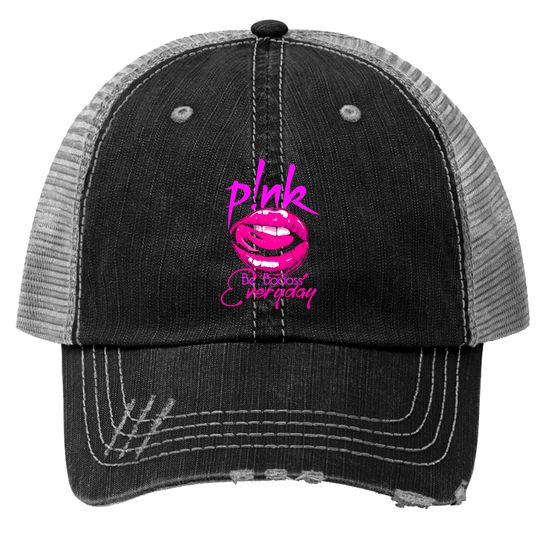 Discover P!nk Pink Singer Summer Carnival 2023 Tour Print Trucker Hats