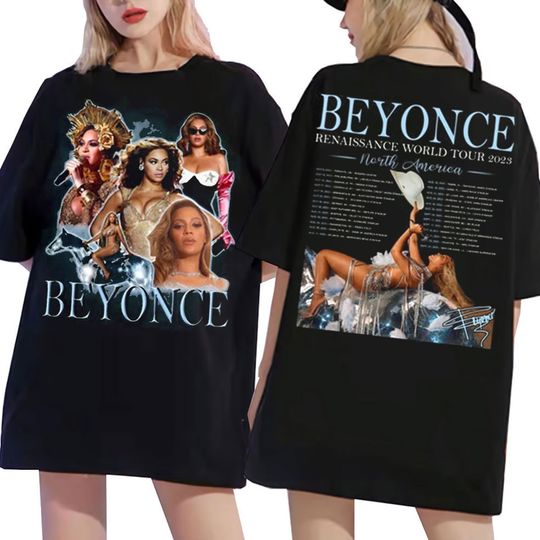 Discover Double Side Beyonce Tour Shirt || Beyonce Fans Shirt