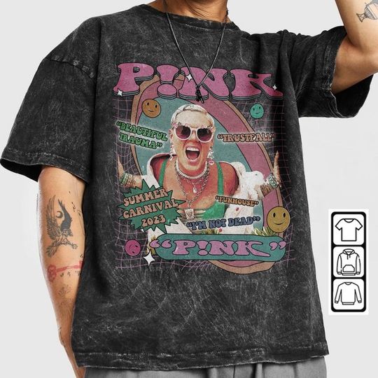 Discover Pink Summer Carnival Tour 2023 Shirt