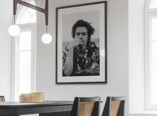 Discover Harry Poster, Harry Print, Black and White