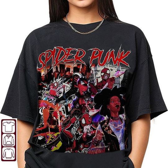 Discover Hobie Brown 90s Vintage T-Shirt, Hobie Brown Spider Punk T Shirt