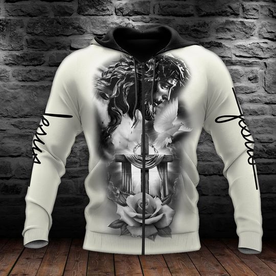 Discover Premium Christian Jesus 3D Hoodie Gift For Friends God Lovers
