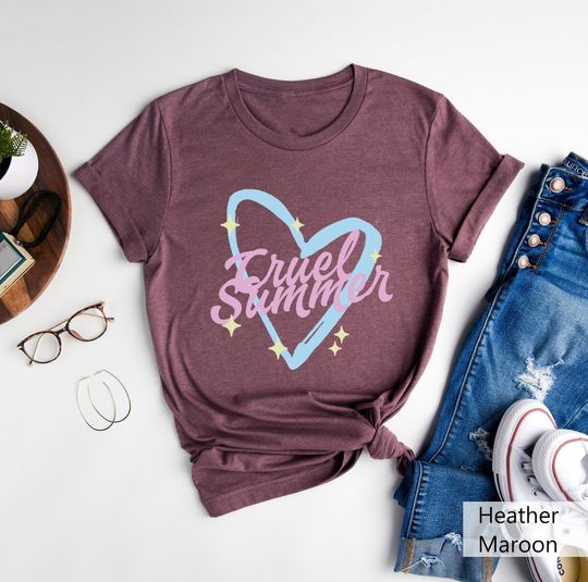 Discover Cruel Summer Shirt Gift For Fans, Fan Merch Shirt, Album Inspired T-Shirt