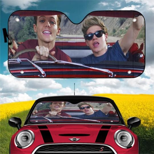 Discover Funny One Direction Driving Car Auto Sunshades, One Direction