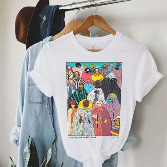 Discover Kiki Suarez T-Shirt 90s Many Strong and Beautiful Women Shirt