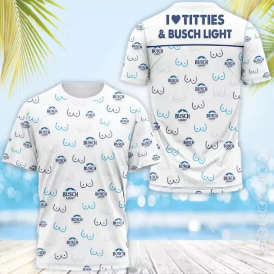 Discover Light Beer And Titties 3D T-Shirt