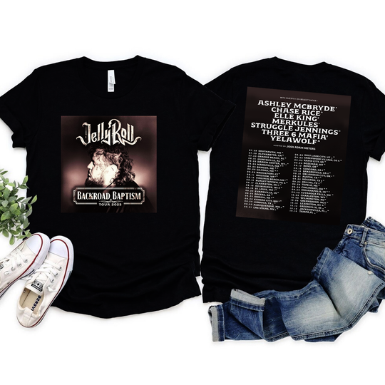 Discover Jelly Roll Tour 2023 Shirt, Jelly Roll Tour Shirt