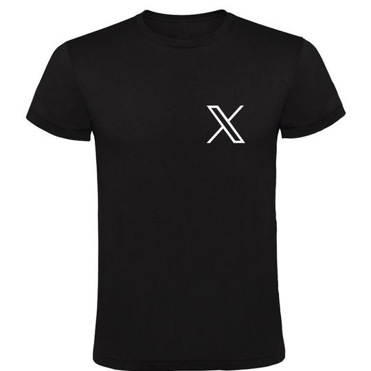 Discover Black T-Shirt New Logo 2023 Twitter X, Elon Musk X Tee Shirt