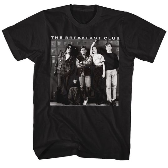 Discover The Breakfast Club Locker Picture Black Shirts