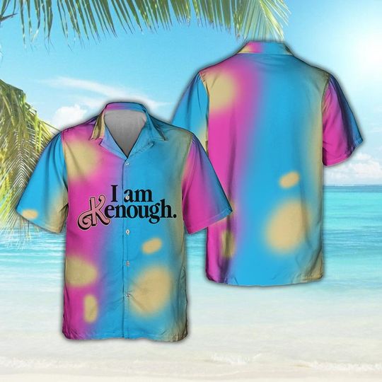 Discover I Am Kenough Barbenheimer Movie Hawaiian Shirt And Short, Oppenheimer