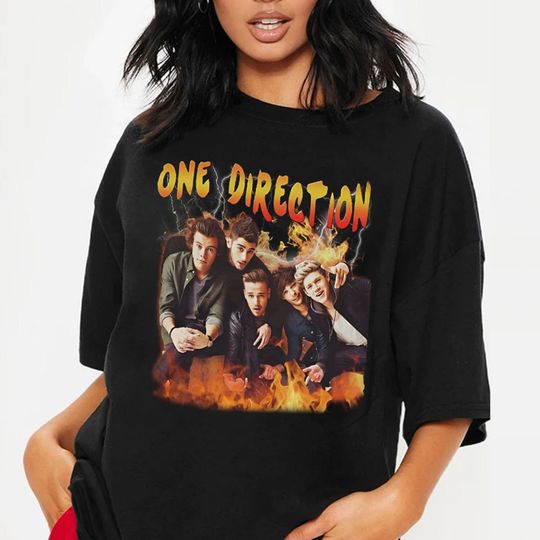 Discover One Direction Vintage Shirt, Heavy Metal Direction T-Shirt