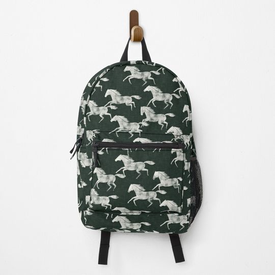 Discover Stampeding Wild Horses - Evergreen Backpack