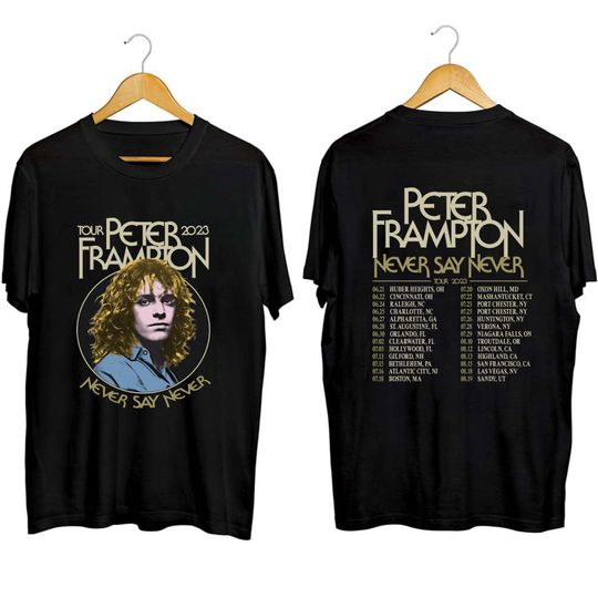 Discover Peter Frampton 2023 Concert Png, Peter Frampton Fan Shirt