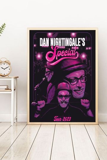 Discover Dan Nightingale' Special Edition 2023 Tour Poster