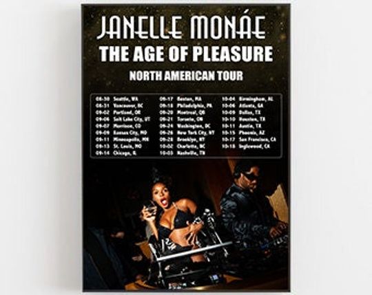Discover Janelle Mone 2023 North American Tour Poster