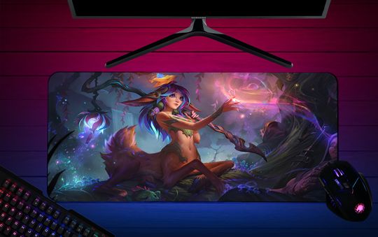 Discover LoL -Lillia-Desk Mat