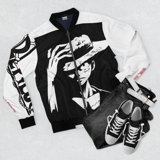 Discover Men's Anime One Piece Bomber Jacket