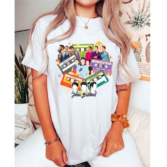 Discover Vintage Jonas Brothers Shirt, One Night The Tour, Jonas Brothers 2023 Tour