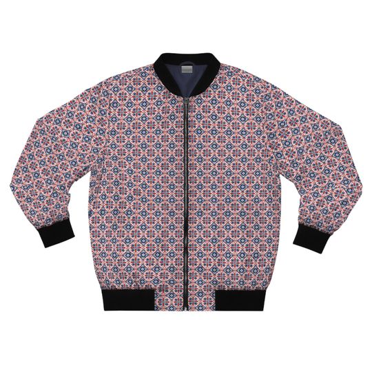 Discover Spanish Tile Men's Bomber Jacket