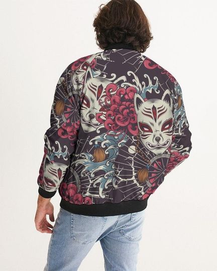 Discover Kitsune Mask Bomber Jacket  Kitsune Fox Jacket