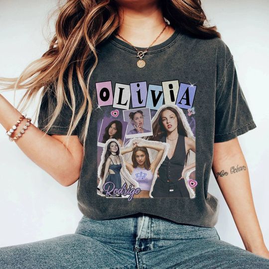 Discover Olivia Rodrigo Guts Album Shirt - Sour Tour Collection