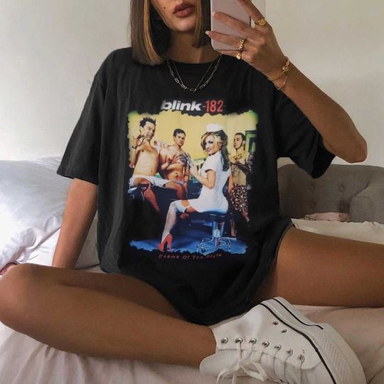 Discover B182 Rock And Roll Shirt, B182 Enema Of The State Album Cover Shirt