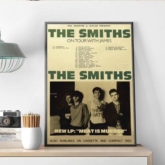 Discover The Smiths Tour Poster Poster