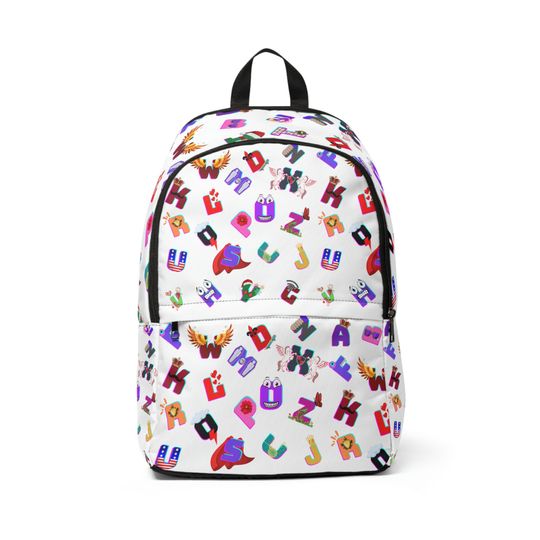 Discover Fabric Backpack, Kids alphabet backpack, school backpack