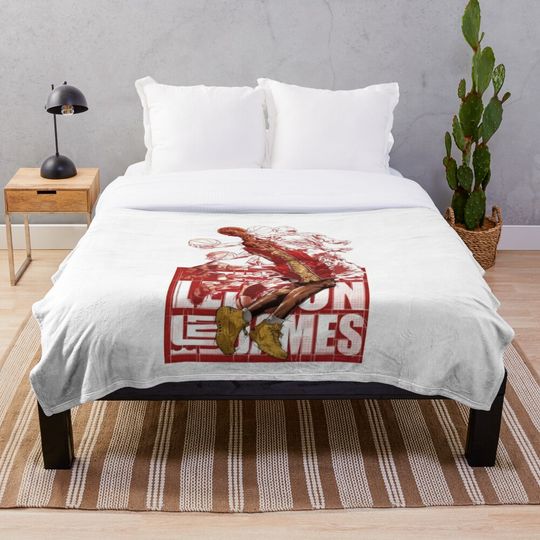 Discover Lebron James Throw Blanket - Basketball Fan Merch
