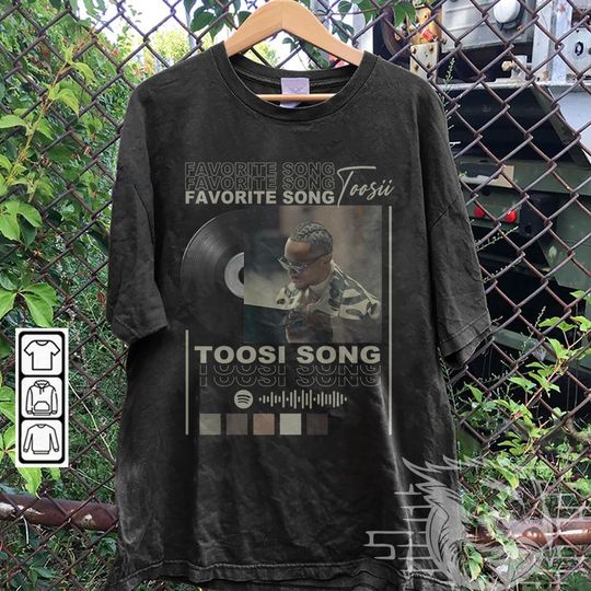 Discover Toosii Rap Shirt, Toosii Favorite Song 90s Y2K Merch Vintage Hiphop