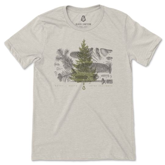 Discover Mens Graphic Tees - Rocks & Roots Vol. 2 - Camping Shirt