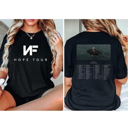 Discover NF Hope, Hope Album Tour Merch Tshirt