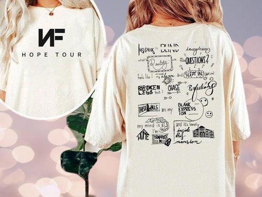 Discover NF Rapper Tour 2023 Vintage Shirt