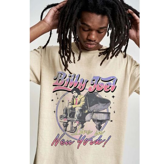 Discover Billy Joel Live in NY Vintage Shirt, Billy Joel Shirt
