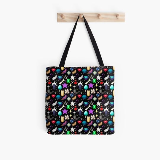Discover Pixel Enchanter's Starter Pack AOP Tote Bag
