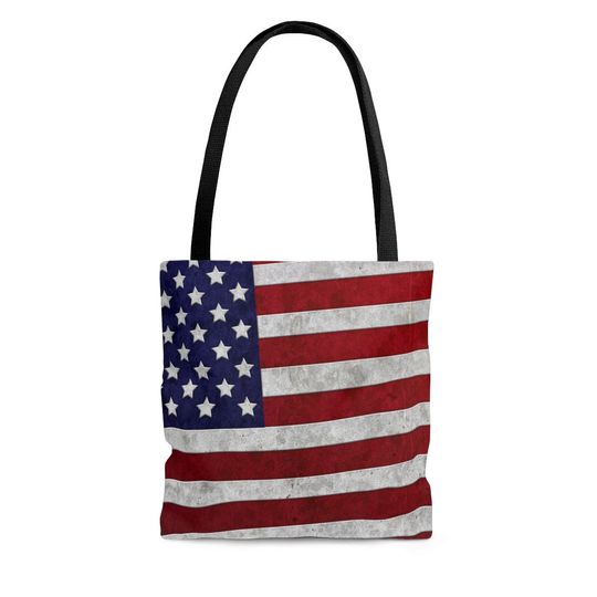 Discover American Flag - AOP Tote Bag