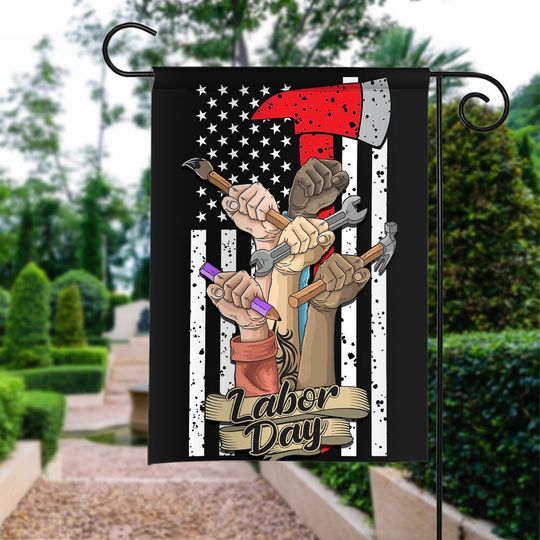 Discover Patriotic Labor Day Celebration Flag