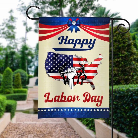 Discover Patriotic Labor Day Celebration Flag