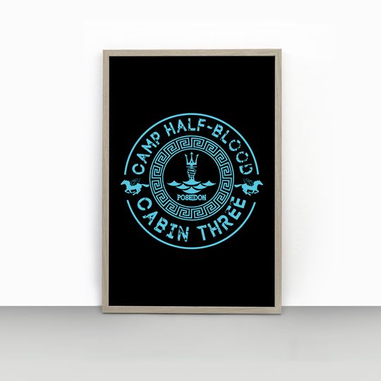 Discover camp half blood - half Premium Matte Vertical Poster