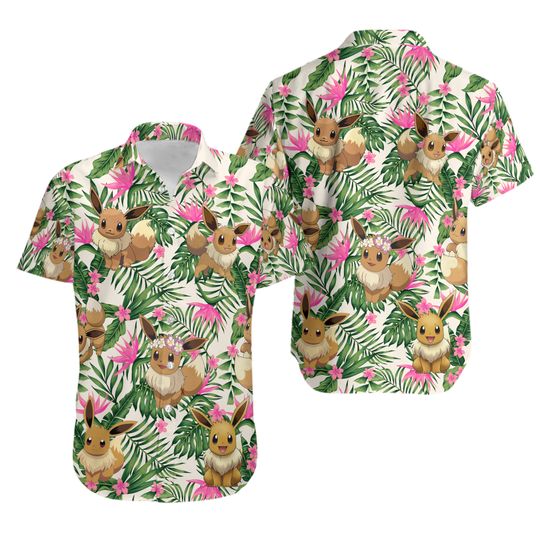 Discover Eevee Evolution Hawaiian Shirt