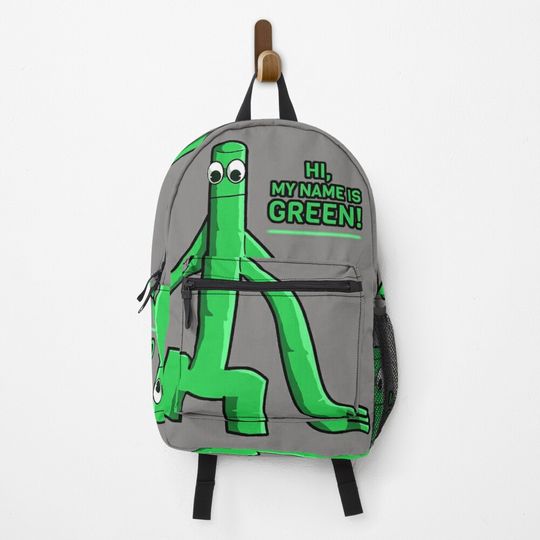Discover rainbow friends, green dancing ballon Backpack