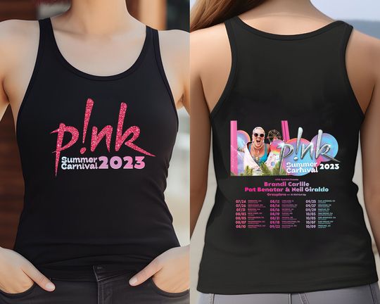 Discover P!nk Pink Singer Summer Carnival 2023 Tank Top