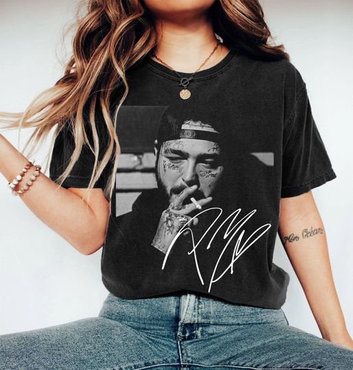 Discover Post Malone Vintage Shirt, Posty Tour Music shirt