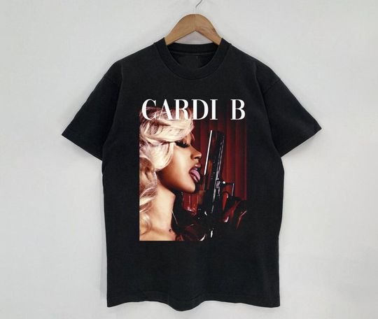 Discover HOT Limited CardiB Vintage Shirt, Cardi New Bootleg 90s Black T-Shirt