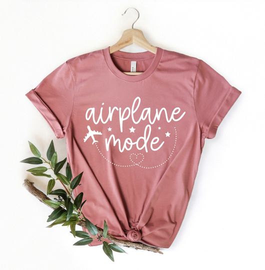 Discover Airplane Mode Shirt , Airplane Shirt, Travel Shirt, Adventurer Gift, Gift for Traveler, Vacation Shirt