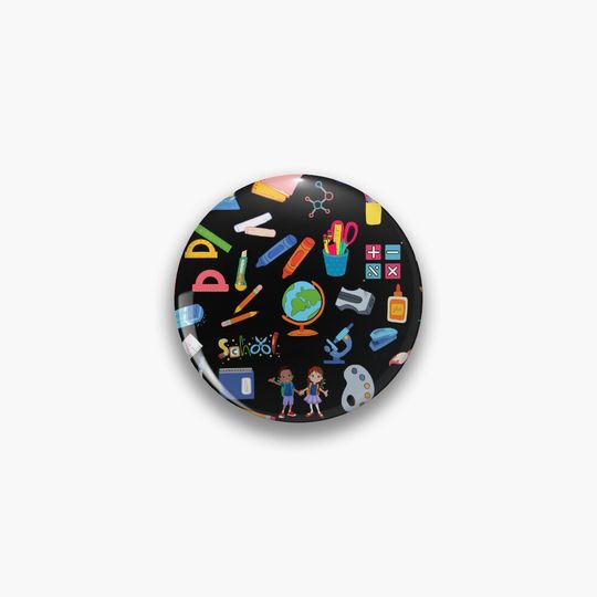 Discover School Supplies stickers  design Pin