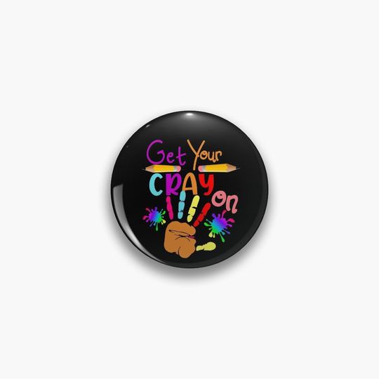 Discover Get Your Crayon First Day at School, Cray On Unicorn Pin