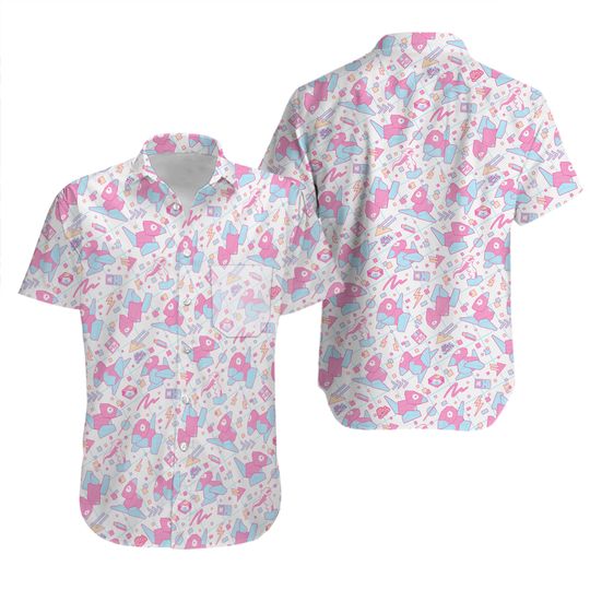 Discover Porygon Button Up Shirt