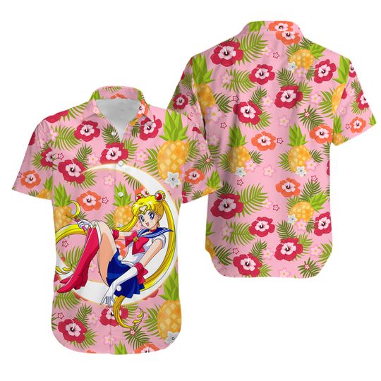 Discover Sailor Moon Hawaiian Shirt